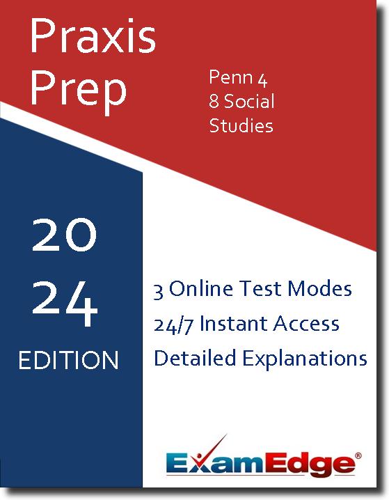 Praxis Pennsylvania Grades 4-8 Subject Concentration: Social Studies 10-Test Bundle