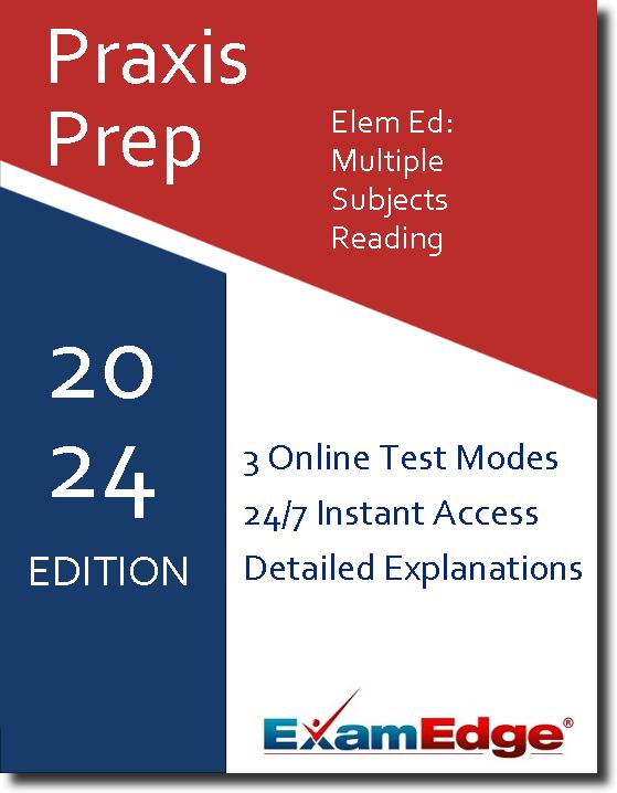 Praxis Elementary Education Multiple Subjects Reading And Language Arts 5-Test Bundle