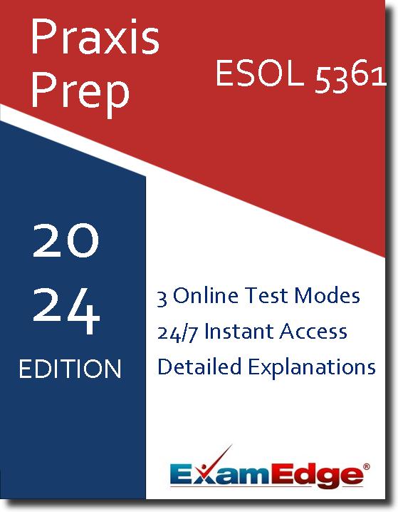 Praxis English To Speakers Of Other Languages 5361 15-Test Bundle