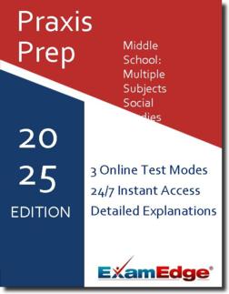 Praxis Middle School Multiple Subjects Social Studies Subtest  product image